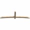 Ekena Millwork Bellingham Rough Sawn Timber Gable Bracket, Douglas Fir, 96"W x 28"H x 4"D x 4"F, 7/12 Pitch GBW096X28X0404BEL00RDF - alternate 3
